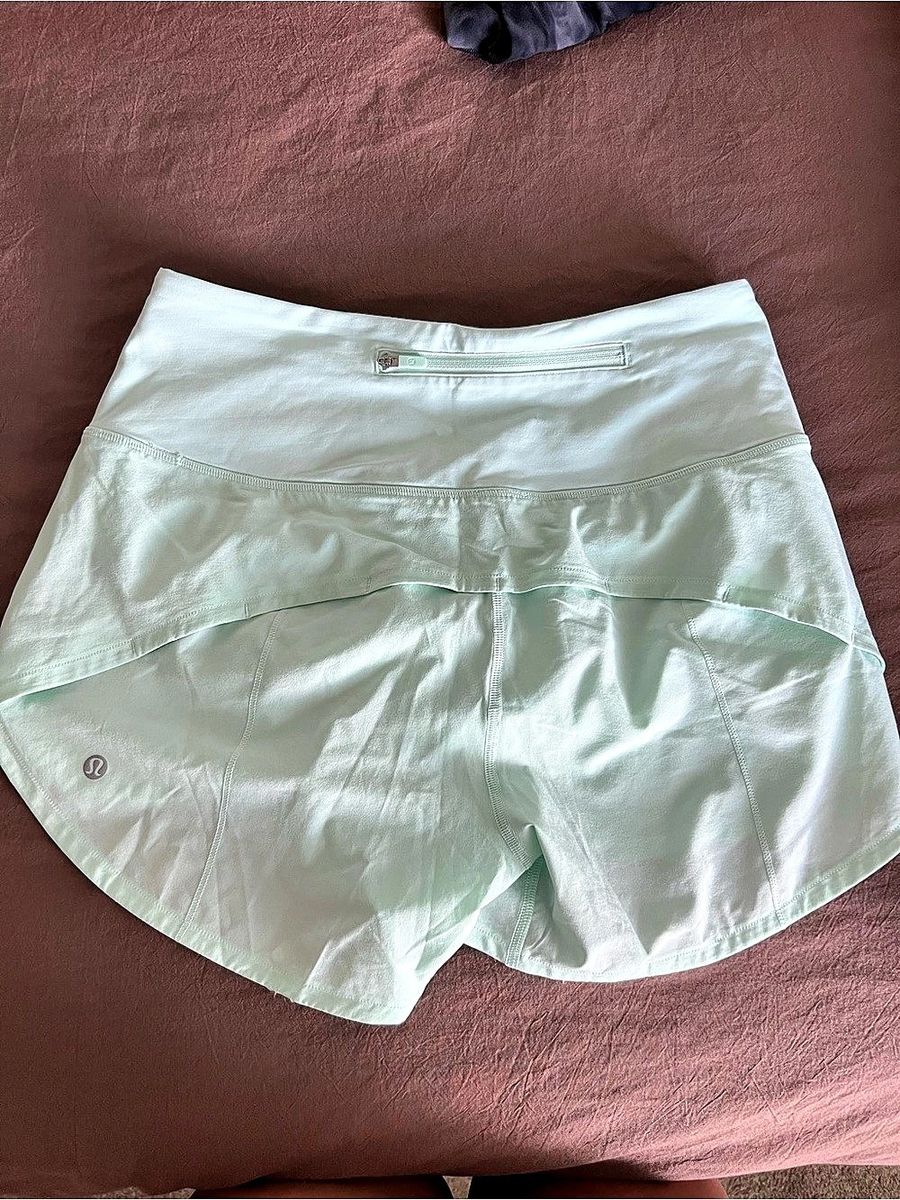 Lululemon Track That High-Rise Lined Short 3" Green